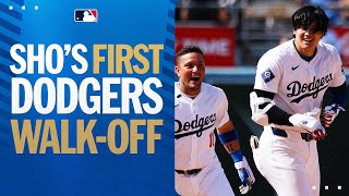 Shohei Ohtani&#39;s FIRST WALK-OFF as a Dodger! (Full at-bat!) | 大谷翔平ハイライト