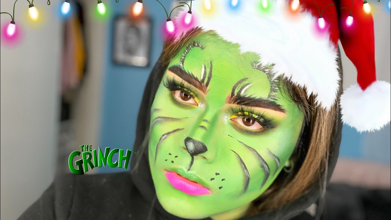 THE GRINCH MAKEUP TUTORIAL 🎄 JXNNYC YouTube