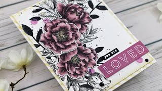 AmyR 2021 Valentine's Card Series #9 | SSS Beautiful Flowers Take 15