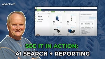 OpenBOM AI Agent Demo: Full Text Search & Quantity Reporting with MCP