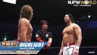 SAKURA GENESIS 2024 HIGHLIGHT｜NJPW, 4/6/24