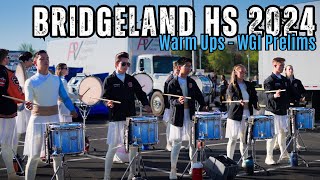 Bridgeland HS Drumline 2024 Warm Ups || WGI Prelims