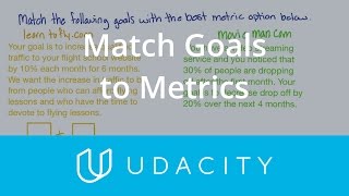 Match Goals to Metrics | Measurement Fundamentals | App Marketing | Udacity