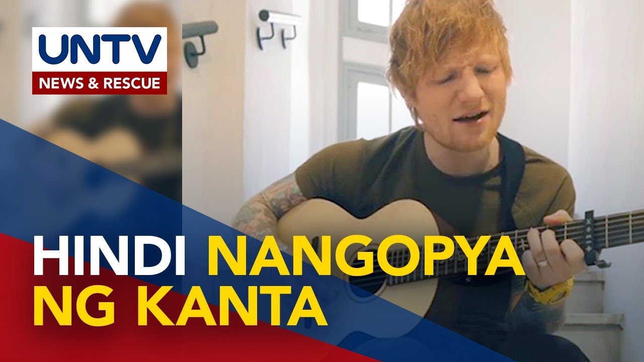 British singer-songwriter Ed Sheeran, wagi sa copyright case kaugnay ng Marvin Gaye song