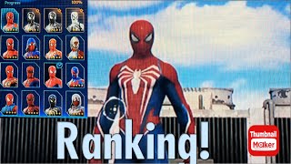 Ranking every Peter Parker Suit In marvel Spider-Man 2!