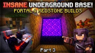 Minecraft Beginner Beautiful Underground House 🌿 | Easy Survival Base Tutorial