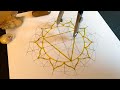 How to Draw the Solar Plexus Chakra | Sacred Geometry Drawing Tutorial