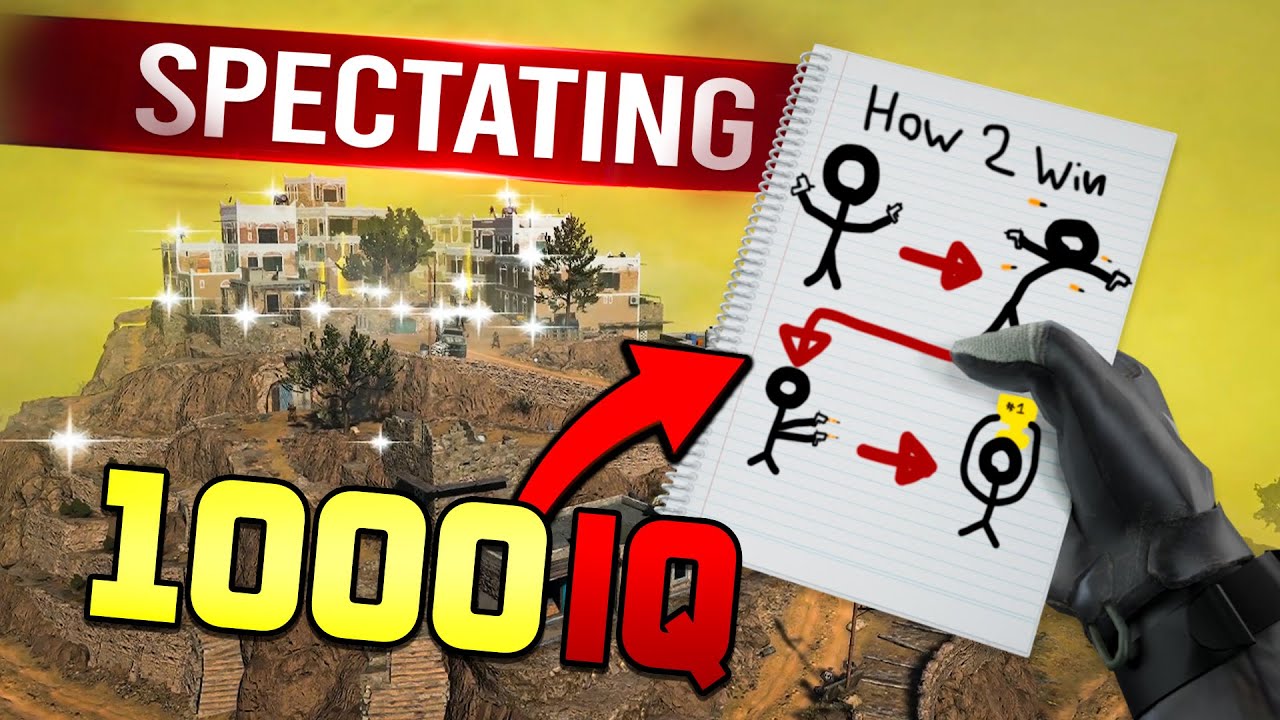 Spectating a 1000 IQ Warzone Player