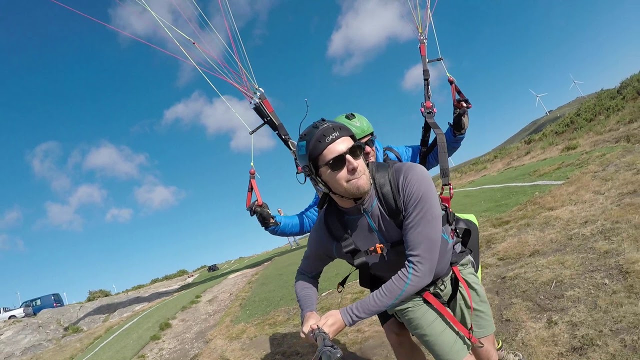 Parapente Galicia, David en Cerdal