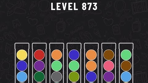 Ball Sort Puzzle Level 873 #ballsortpuzzle #ballsortpuzzlegameplay #puzzlegame #mobile games