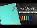 PowerSheets | 2020 Goal Setting and Prep Pages