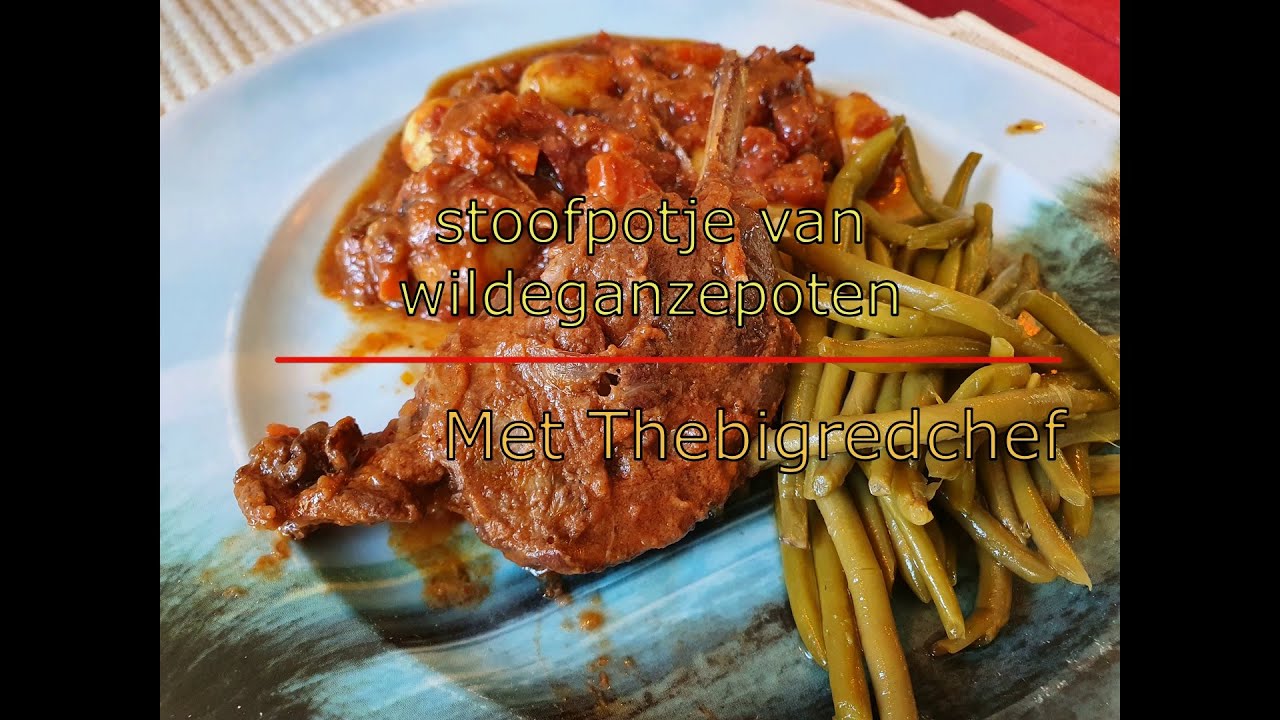 stoofpot van wilde gans voor braadpan, kamado, Dutchoven en BBQ YouTube