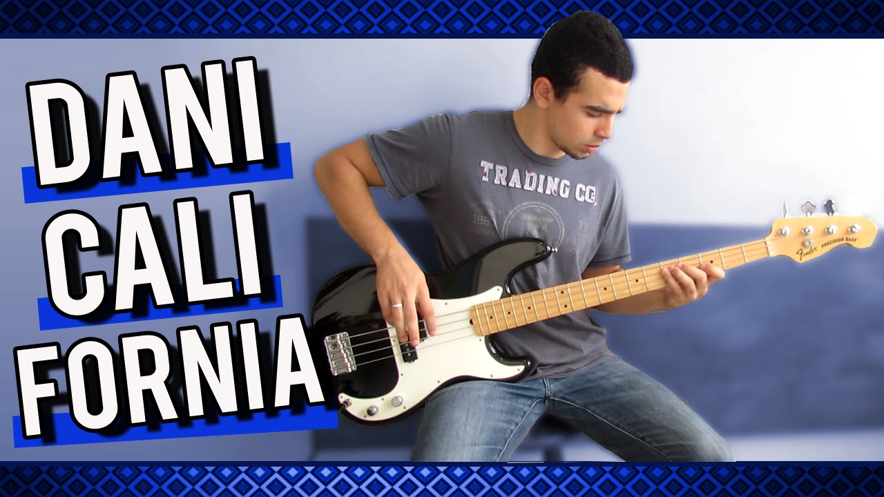 Red Hot Chili Peppers Dani California (Bass Cover) YouTube