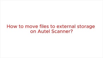 How to move files to external storage in Autel OI File Manager?