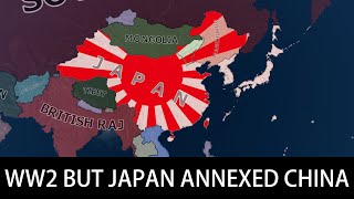 WW2 but Japan annexed China | Hoi4 Timelapse