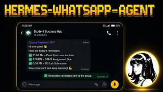 Hermes Agent WhatsApp Automation - Full Setup Tutorial Wealth