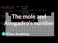 The mole and Avogadro's number | Atomic structure and properties | AP Chemistry | Khan Academy