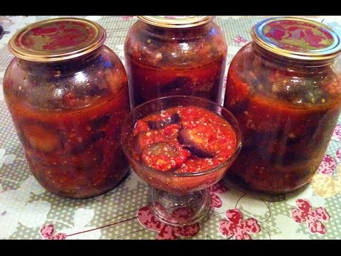Салат Тещин Язык из Баклажанов на Зиму / Pickling For Winter / Очень Простой Пошаговый Рецепт