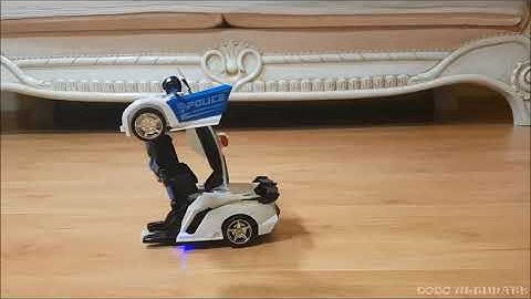 Scale 1:18 Remote Control 2 in 1 Sports Transformation Car Robot