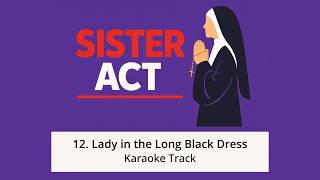 lady in the long black dress karaoke 🎤Lady - 12 sew with a projector