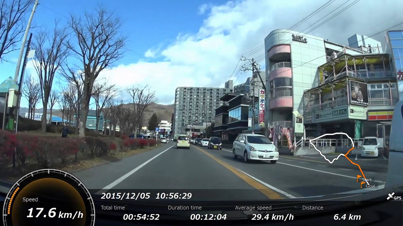 諏訪湖を1周ドライブ　諏訪インターから最終目的地は？？？