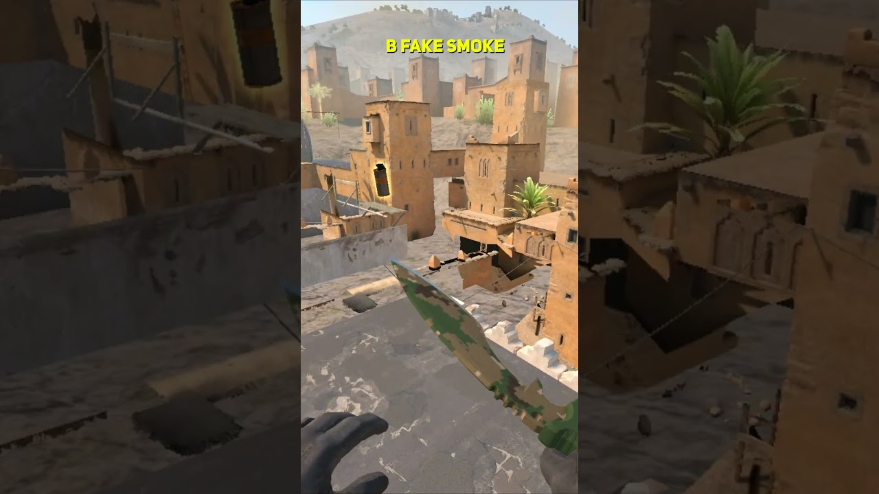 B Site Fake Smoke From Box S1mple LineUp CS2 