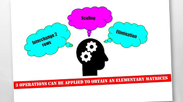 Introduction of Elementary Matrices