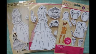 Julie Nutting Paper Doll Altered Book Project   Checking In & Next Layout Reveal