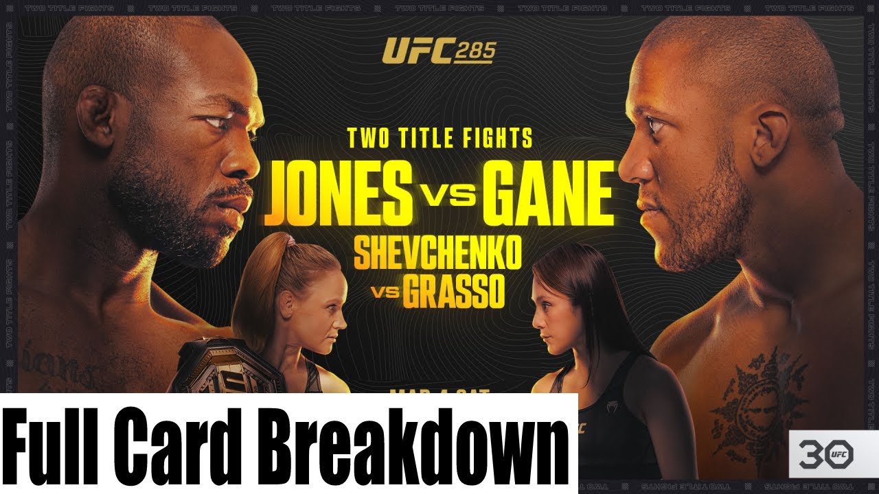 UFC 285 Breakdown, best bets and predictions - YouTube