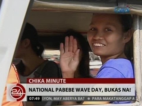 24Oras: National Pabebe Wave Day, bukas na - YouTube