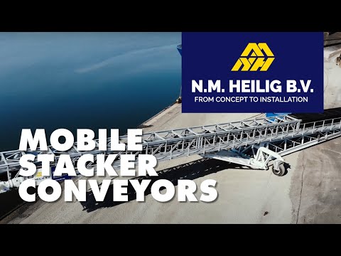 Mobile stacker conveyors for shiploading  | N.M. Heilig