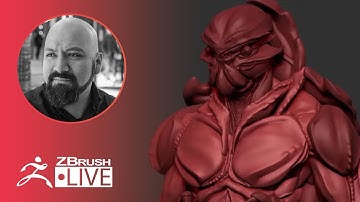 Creating an Alien Creature on the Fly with ZBrush! - Miguel Guerrero - Part 3