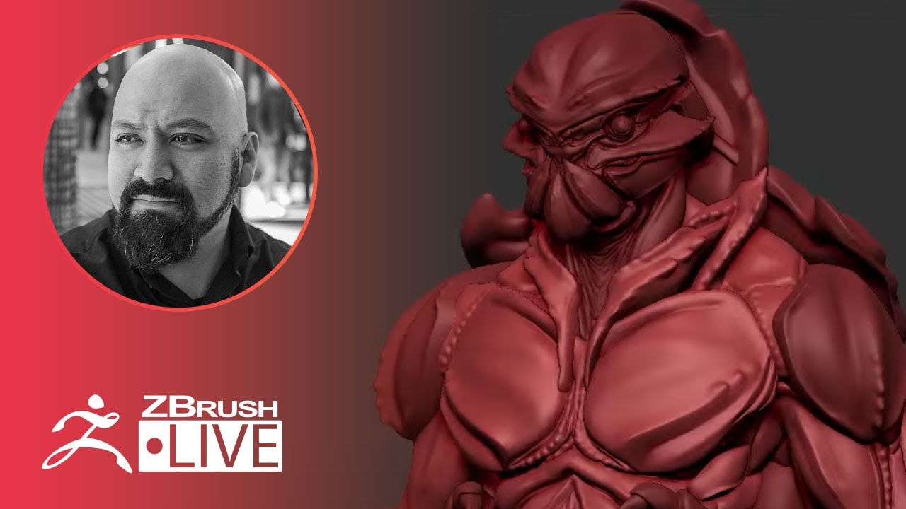 Creating an Alien Creature on the Fly with ZBrush! - Miguel Guerrero - Part 3
