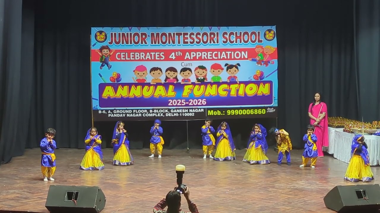 Cute little kids group dance