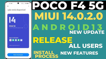 Poco F4 5G Miui 14.0.2.0/Android 13 New Update Release All Users