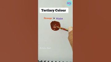 Tertiary Colours 🌈🔥 #colors #shorts #art