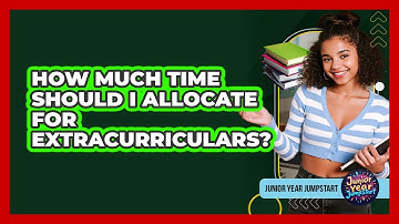 How Much Time Should I Allocate For Extracurriculars?