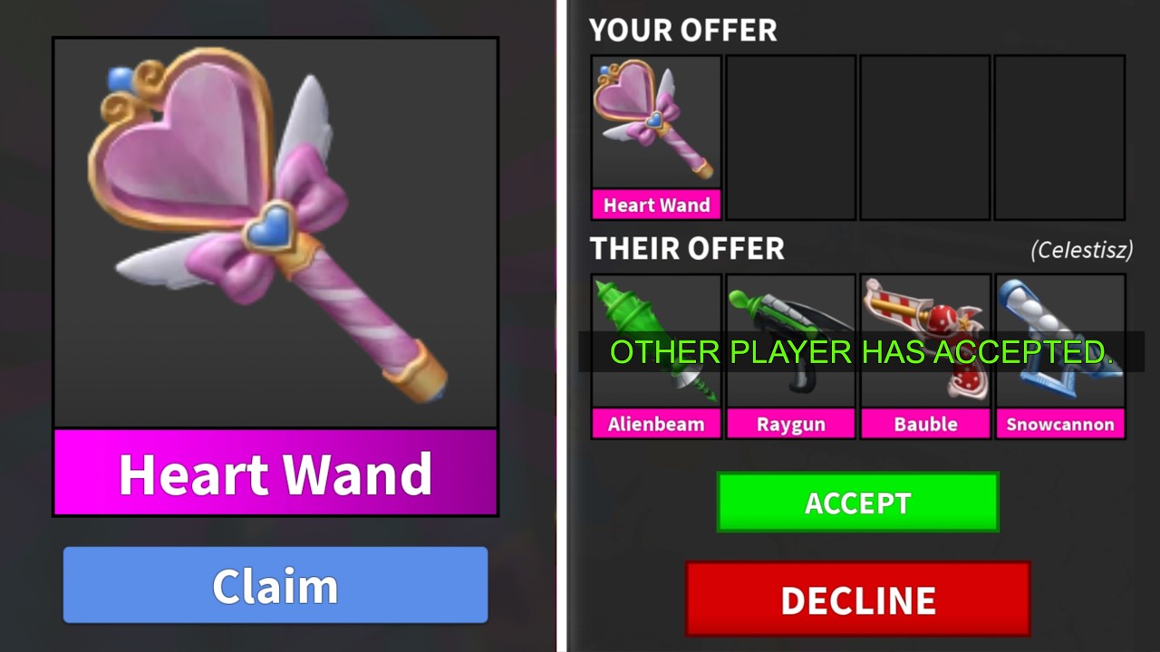 Сколько предлагают за Жезл Сердца в MM2?! *Безумные предложения*