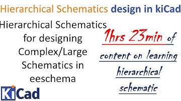 03 Hierarchical Schematics for designing Complex/Large Schematics in eeschema