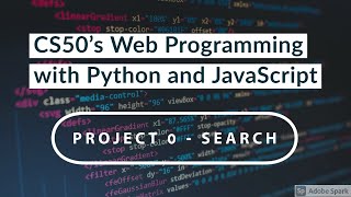 CS50’s Web Programming with Python and JavaScript - Project0(Search)