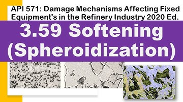 API 571 Damage Mechanism  Spheroidization Softening