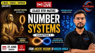 Class 9 Maths Chapter 1: Number Systems One Shot Live! 🎯 CBSE/RBSE/MPBSE