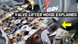 WHAT CAUSES VALVE LIFTER NOISE ON HYUNDAI KIA GDI ENGINE