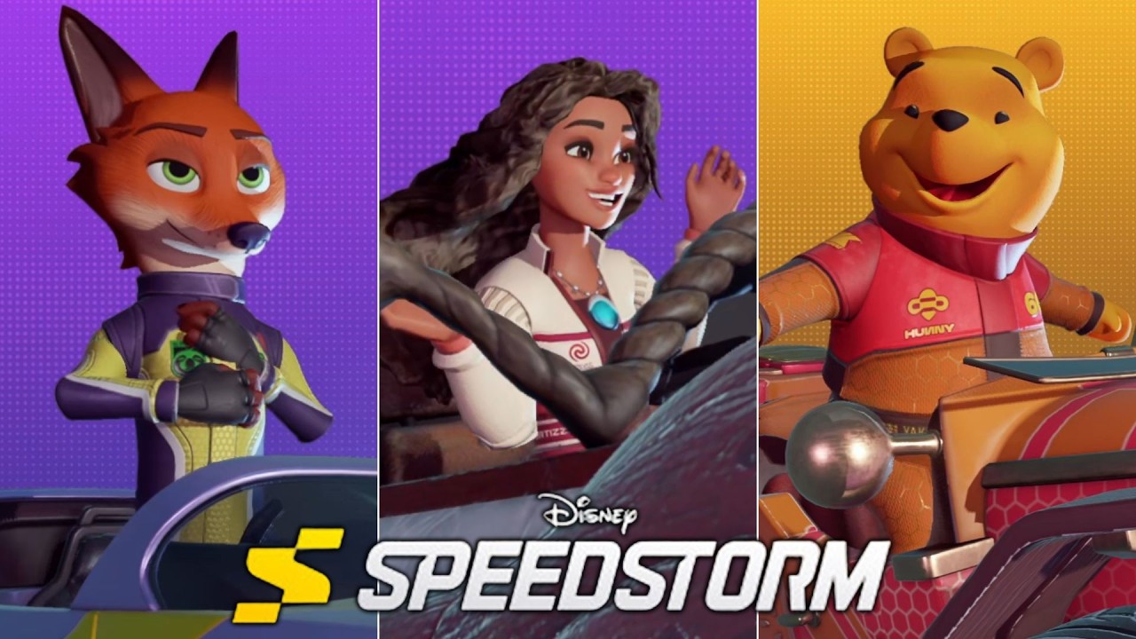 Disney Speedstorm (PC) // Онлайн-гонки - 17 сезон. Зверополис (Ник Уайлд, Моана, Винни-Пух)