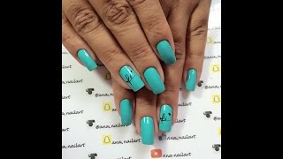 Escrevendo na unha - Fé / Unhas decoradas