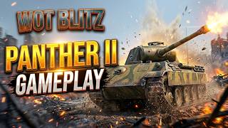 WOT Blitz - Panther II  in Action ( Battle 1) #wotblitz