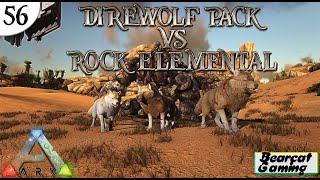  Direwolf Pack VS Rock Elemental  ARK Survival Evolved-Scorched Earth Ep 56 Hindi