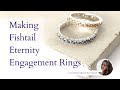 Making Fishtail Eternity Engagement Rings - Lorna Romanenghi Jewellery