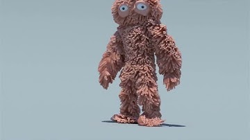 Softimage Ice strands + SSS Arnold 720p