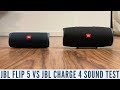 JBL Flip 5 vs JBL Charge 4 Sound Test